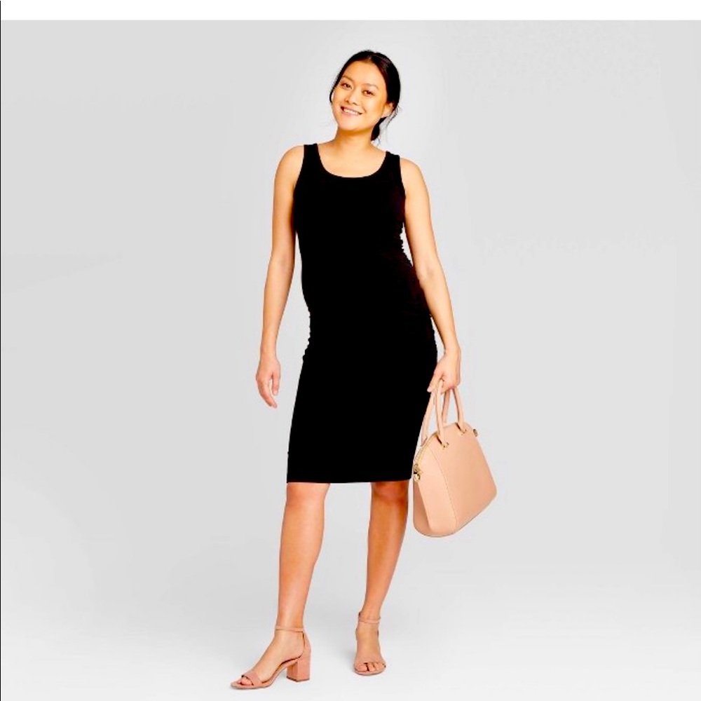 Tshirt maternity dress -Isabel maternity black M